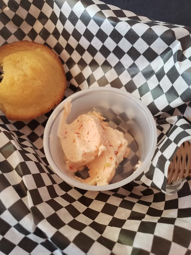 Cornbread and Strawberry Butter
