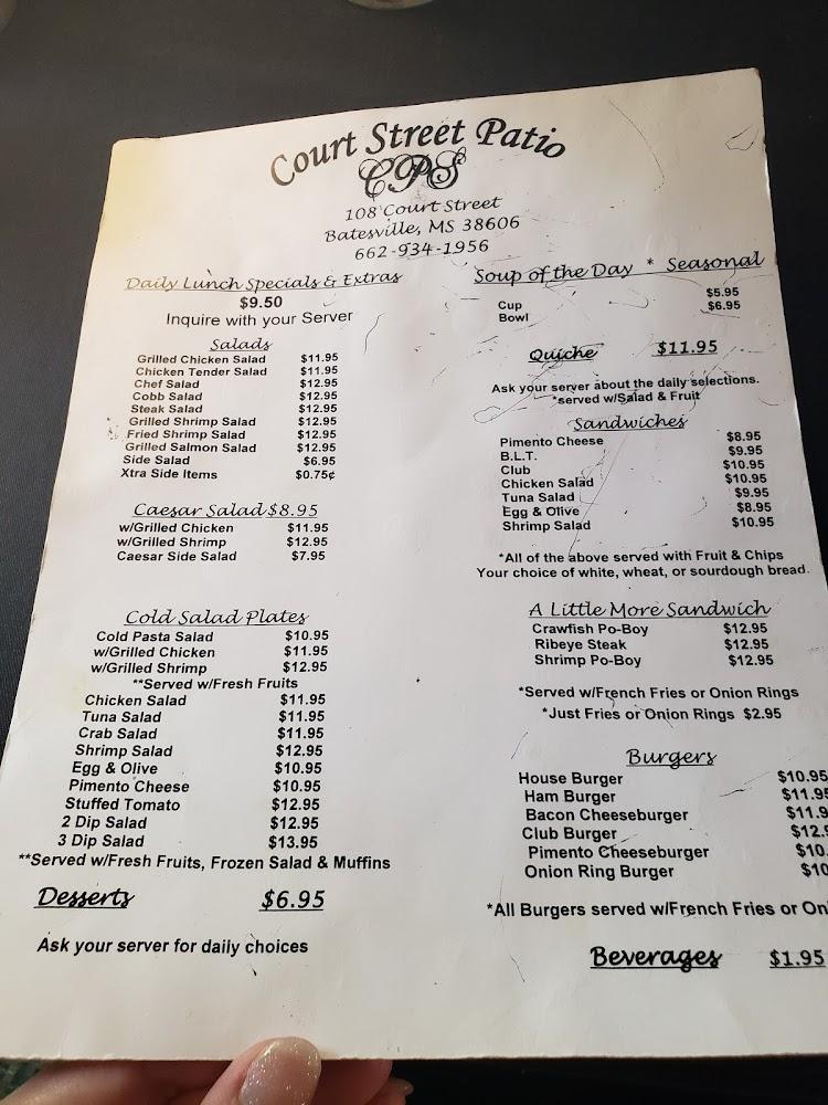 Court Street Patio Menu image 1