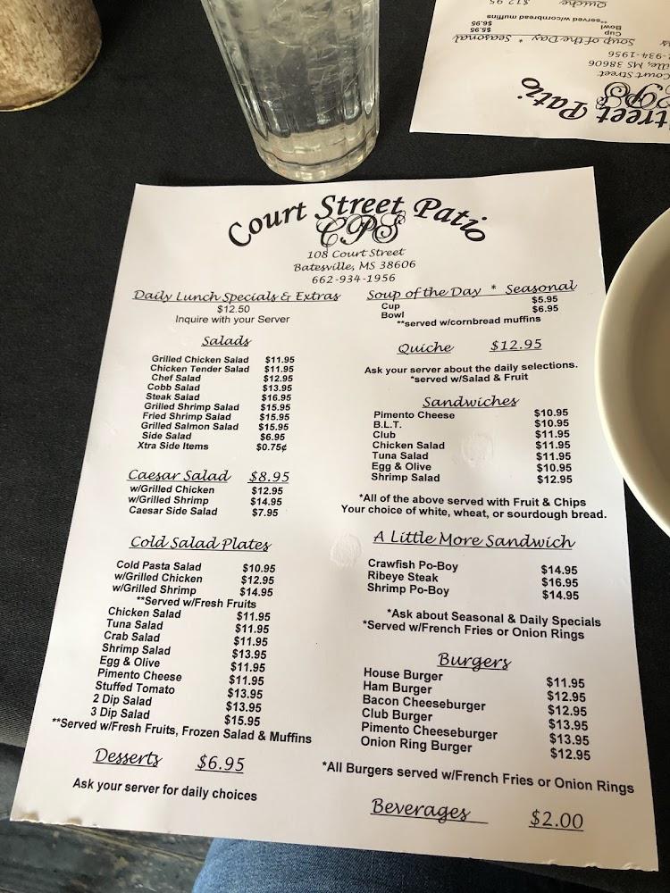 Court Street Patio Menu image 2